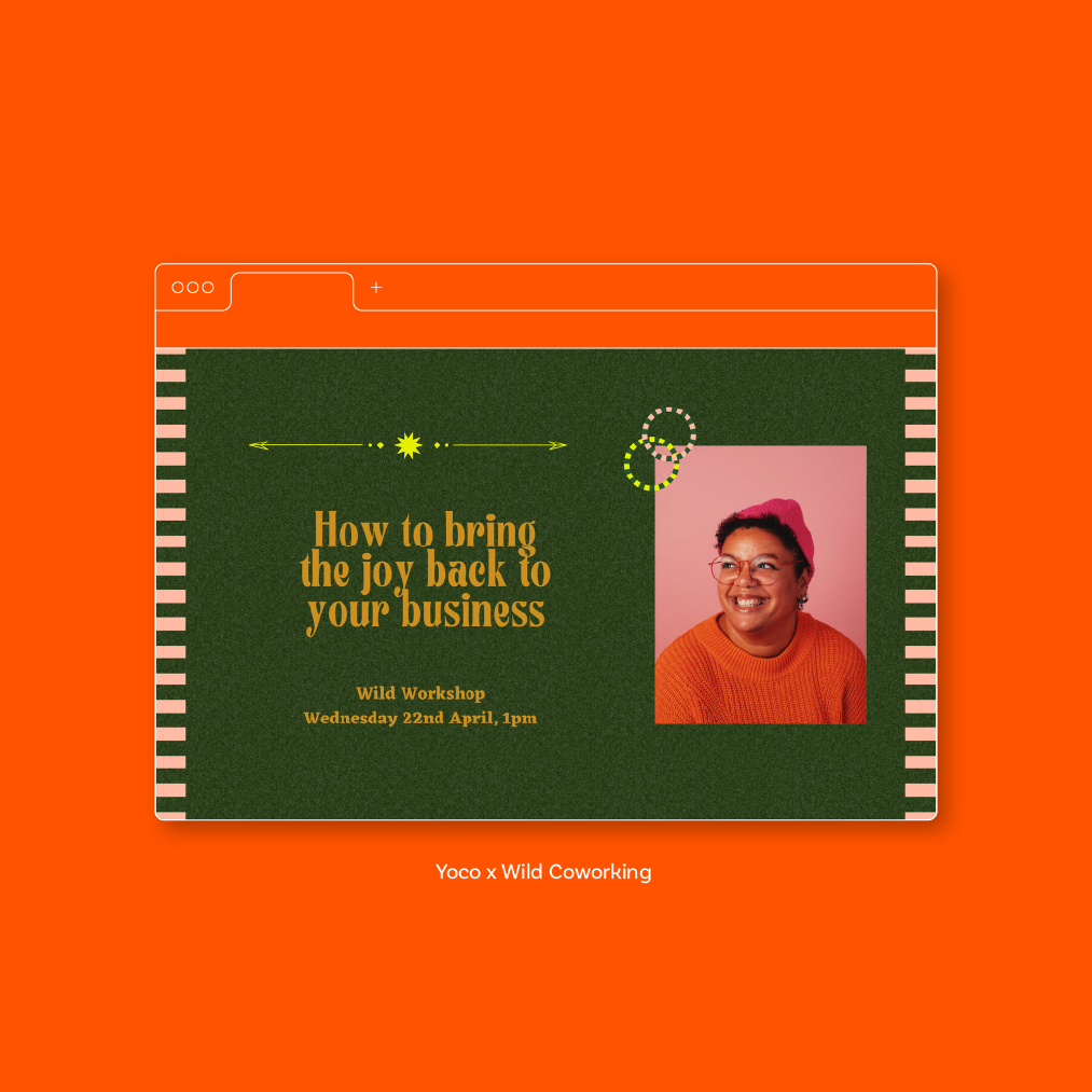 Workshop: Bring the Joy Back to Your Business